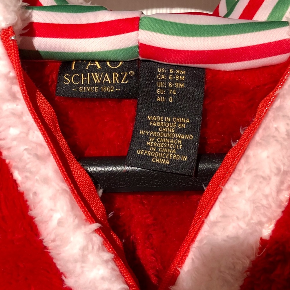 Baby F.A.O. Schwarz Santa Coverall - Picture 3 of 3